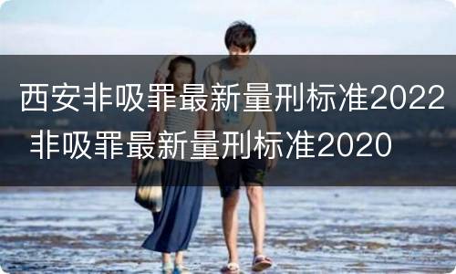 西安非吸罪最新量刑标准2022 非吸罪最新量刑标准2020