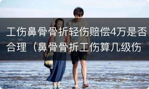 工伤鼻骨骨折轻伤赔偿4万是否合理（鼻骨骨折工伤算几级伤残）