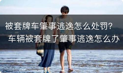 被套牌车肇事逃逸怎么处罚？ 车辆被套牌了肇事逃逸怎么办