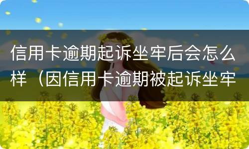 信用卡逾期起诉坐牢后会怎么样（因信用卡逾期被起诉坐牢的多吗）
