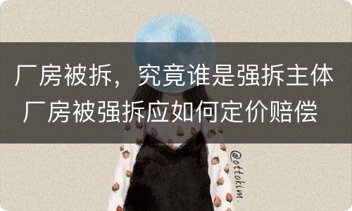 厂房被拆，究竟谁是强拆主体 厂房被强拆应如何定价赔偿