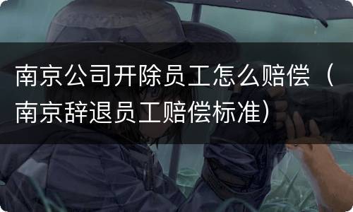 南京公司开除员工怎么赔偿（南京辞退员工赔偿标准）