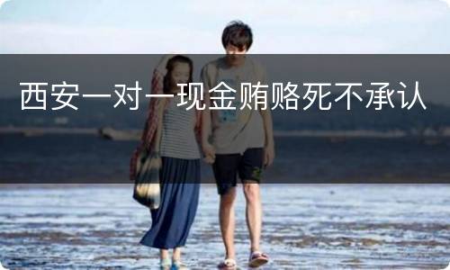 西安一对一现金贿赂死不承认