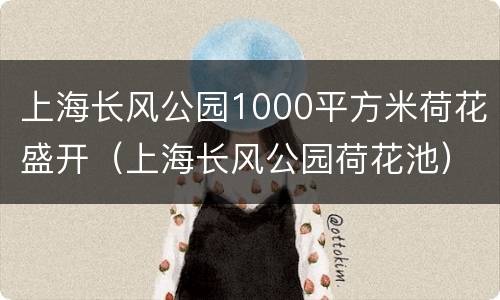 上海长风公园1000平方米荷花盛开（上海长风公园荷花池）