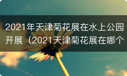 2021年天津菊花展在水上公园开展（2021天津菊花展在哪个公园的菊花）