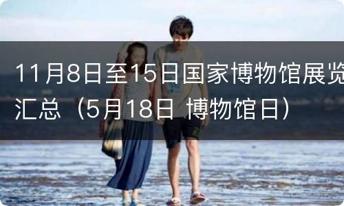 11月8日至15日国家博物馆展览汇总（5月18日 博物馆日）