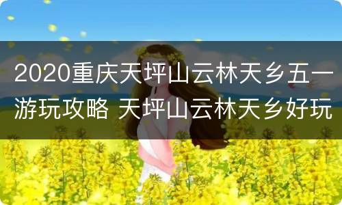 2020重庆天坪山云林天乡五一游玩攻略 天坪山云林天乡好玩吗