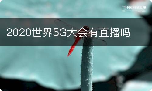 2020世界5G大会有直播吗