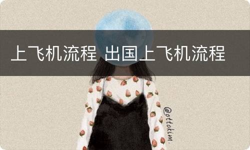 上飞机流程 出国上飞机流程