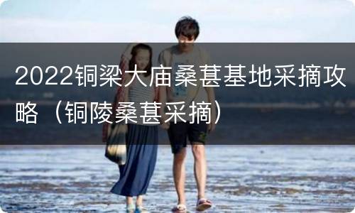 2022铜梁大庙桑葚基地采摘攻略（铜陵桑葚采摘）