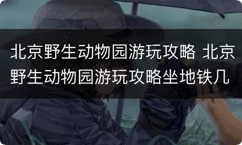 北京野生动物园游玩攻略 北京野生动物园游玩攻略坐地铁几号线