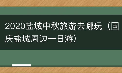 2020盐城中秋旅游去哪玩（国庆盐城周边一日游）