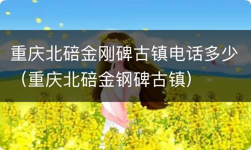 重庆北碚金刚碑古镇电话多少（重庆北碚金钢碑古镇）