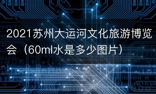 2021苏州大运河文化旅游博览会（60ml水是多少图片）