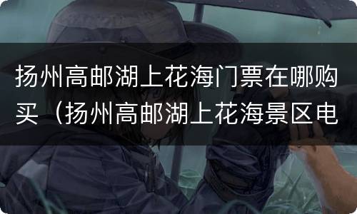 扬州高邮湖上花海门票在哪购买（扬州高邮湖上花海景区电话）