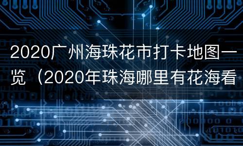 2020广州海珠花市打卡地图一览（2020年珠海哪里有花海看地址）