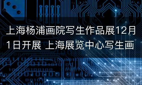 上海杨浦画院写生作品展12月1日开展 上海展览中心写生画