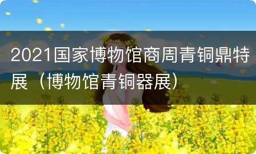 2021国家博物馆商周青铜鼎特展（博物馆青铜器展）