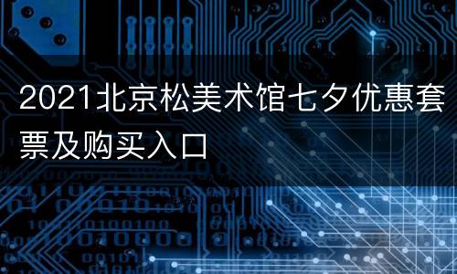 2021北京松美术馆七夕优惠套票及购买入口