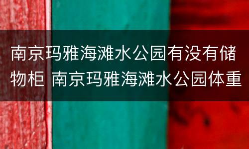南京玛雅海滩水公园有没有储物柜 南京玛雅海滩水公园体重限制