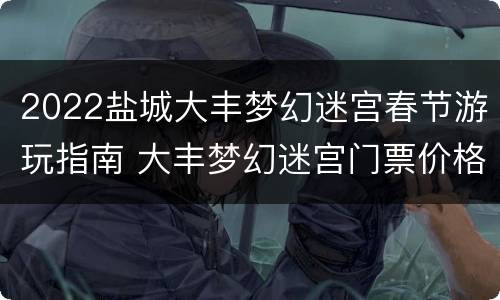 2022盐城大丰梦幻迷宫春节游玩指南 大丰梦幻迷宫门票价格