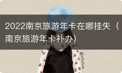 2022南京旅游年卡在哪挂失（南京旅游年卡补办）