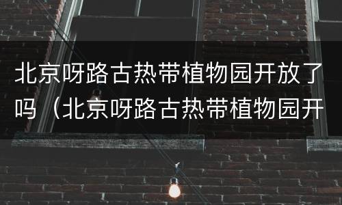 北京呀路古热带植物园开放了吗（北京呀路古热带植物园开放时间）