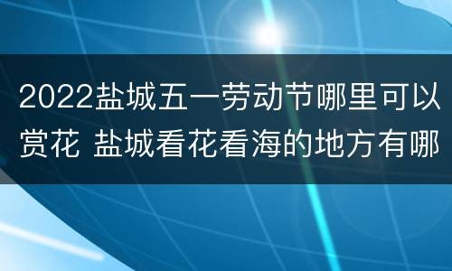 2022盐城五一劳动节哪里可以赏花 盐城看花看海的地方有哪些