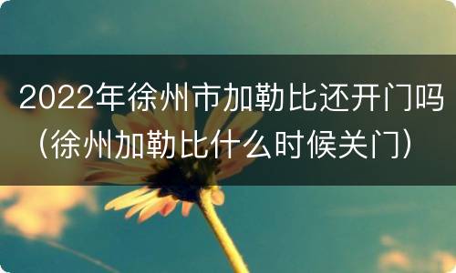 2022年徐州市加勒比还开门吗（徐州加勒比什么时候关门）