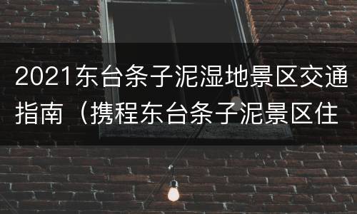 2021东台条子泥湿地景区交通指南（携程东台条子泥景区住宿）