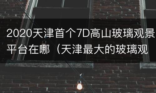 2020天津首个7D高山玻璃观景平台在哪（天津最大的玻璃观景平台）