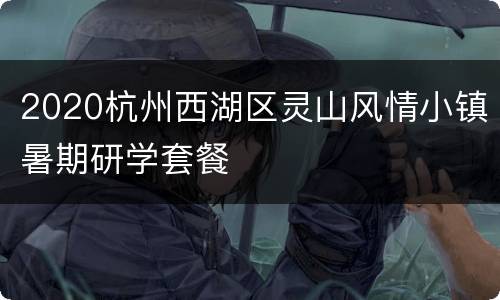 2020杭州西湖区灵山风情小镇暑期研学套餐