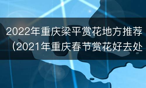 2022年重庆梁平赏花地方推荐（2021年重庆春节赏花好去处）
