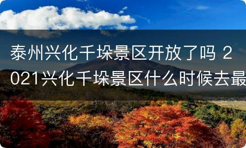 泰州兴化千垛景区开放了吗 2021兴化千垛景区什么时候去最好