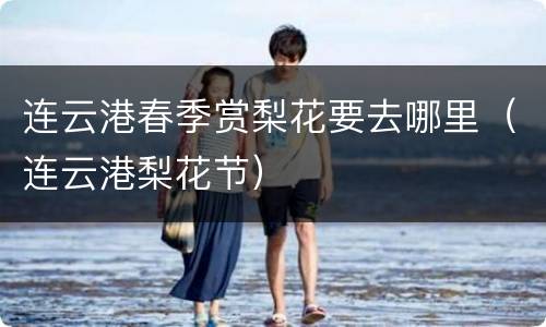 连云港春季赏梨花要去哪里（连云港梨花节）