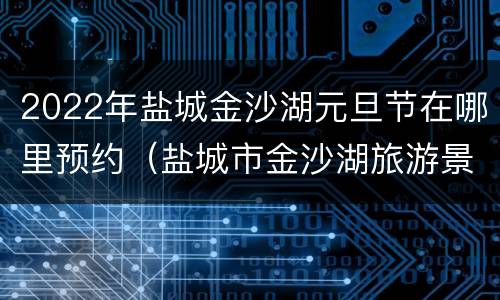 2022年盐城金沙湖元旦节在哪里预约（盐城市金沙湖旅游景区）