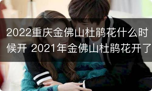 2022重庆金佛山杜鹃花什么时候开 2021年金佛山杜鹃花开了吗