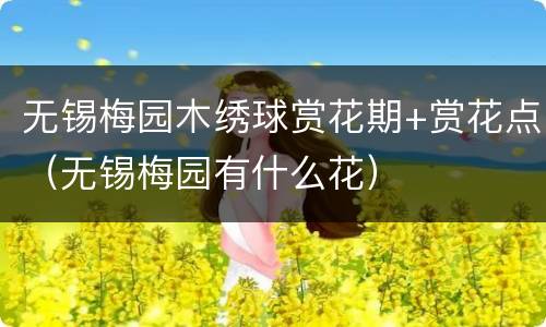无锡梅园木绣球赏花期+赏花点（无锡梅园有什么花）