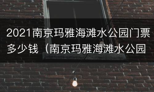 2021南京玛雅海滩水公园门票多少钱（南京玛雅海滩水公园有什么好玩的）