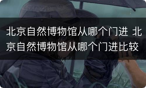 北京自然博物馆从哪个门进 北京自然博物馆从哪个门进比较好