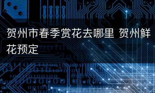 贺州市春季赏花去哪里 贺州鲜花预定