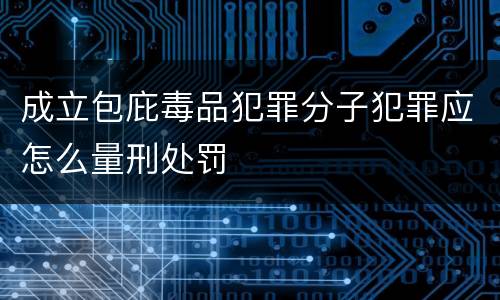 成立包庇毒品犯罪分子犯罪应怎么量刑处罚