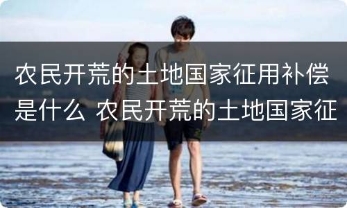农民开荒的土地国家征用补偿是什么 农民开荒的土地国家征用补偿是什么政策