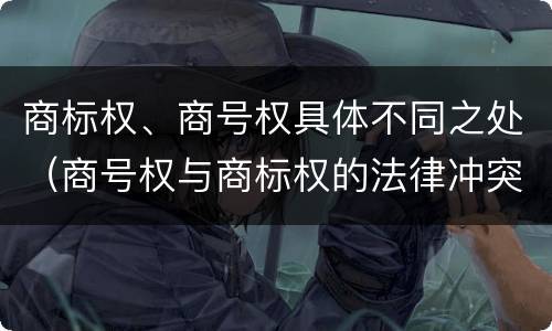 商标权、商号权具体不同之处（商号权与商标权的法律冲突与解决）