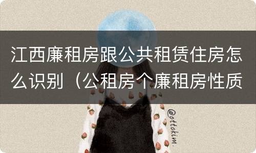 江西廉租房跟公共租赁住房怎么识别（公租房个廉租房性质是一样的吗）