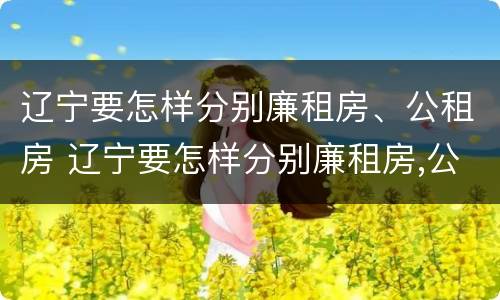 辽宁要怎样分别廉租房、公租房 辽宁要怎样分别廉租房,公租房和商品房