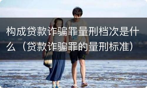 构成贷款诈骗罪量刑档次是什么（贷款诈骗罪的量刑标准）