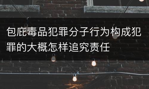 包庇毒品犯罪分子行为构成犯罪的大概怎样追究责任