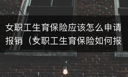 女职工生育保险应该怎么申请报销（女职工生育保险如何报销）