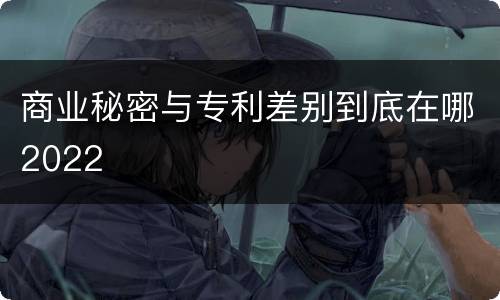 商业秘密与专利差别到底在哪2022